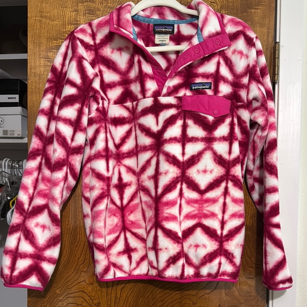 Patagonia Kids Pink Fleece Jacket